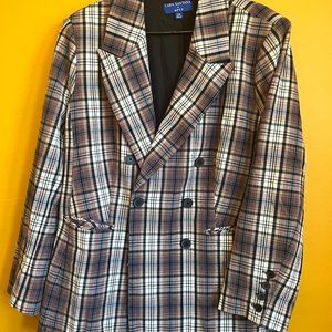 Cara Santana x Apt. 9 Plaid Blazer / Suit Jacket